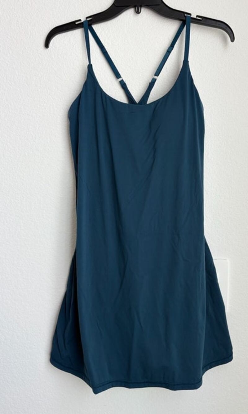 Womens Iuga Teal Active Dress Size Medium